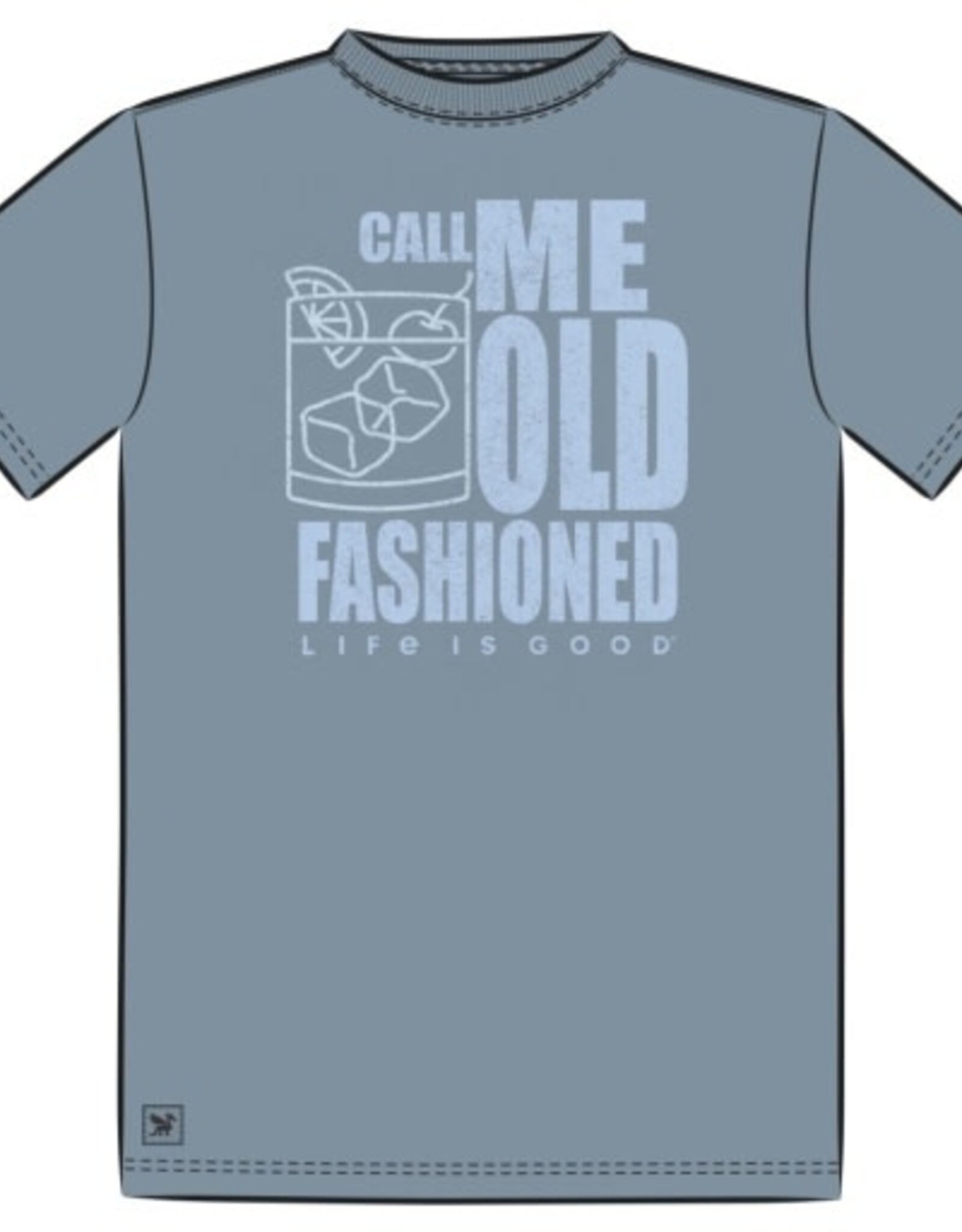 Life Is Good Men's Old Fashioned Mood Short Sleeve Crusher-LITE Tee