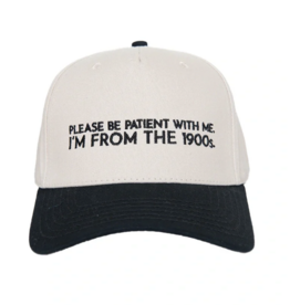 Katydid Please Be Patient With Me I'm From The 1900s Trucker Hat - Black & Tan