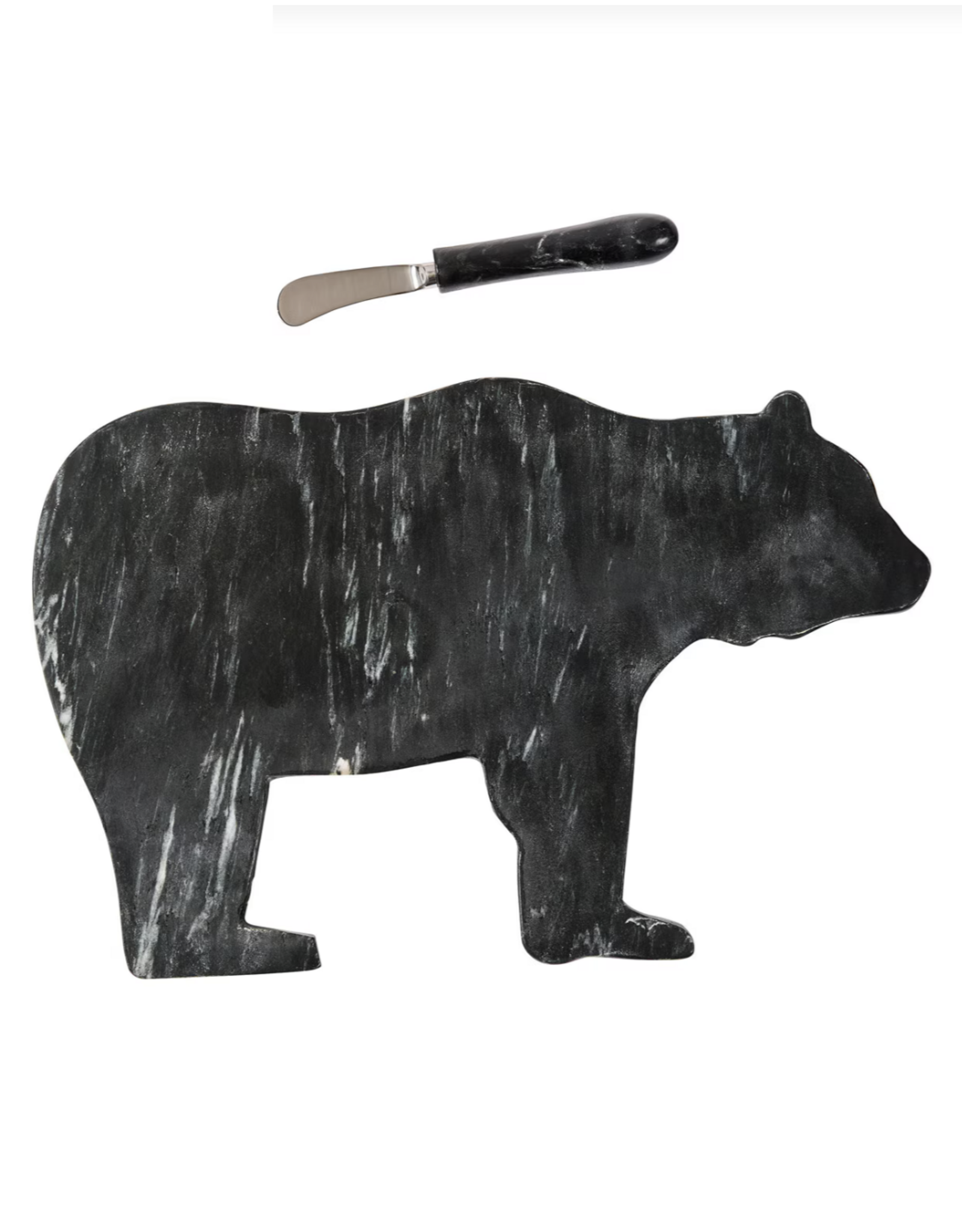 Park Designs Bear Marble Cutting Board with Spreader