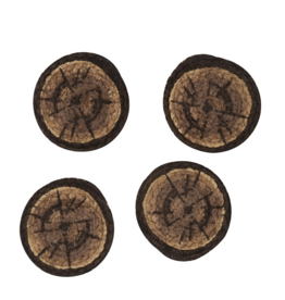 Park Designs Coasters Set of 4 - Wood Slices