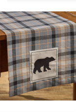 Park Designs 36" Table Runner - Black Oak Plaid