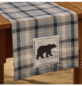 Park Designs 36" Table Runner - Black Oak Plaid