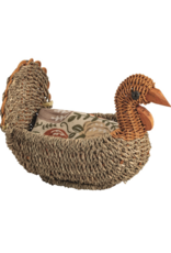 Mudpie Turkey Basket & Towel Set