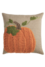 Mudpie Square Pumpkin Vine Pillow