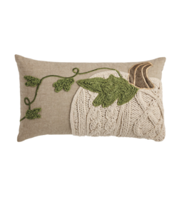 Mudpie Lumbar Pumpkin Vine Pillow