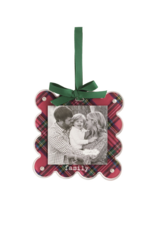 Mudpie Family Tartan Photo Ornament