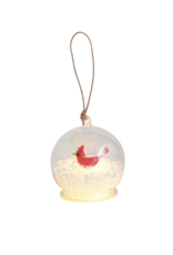 Mudpie Cardinal Light-Up Ball Ornament