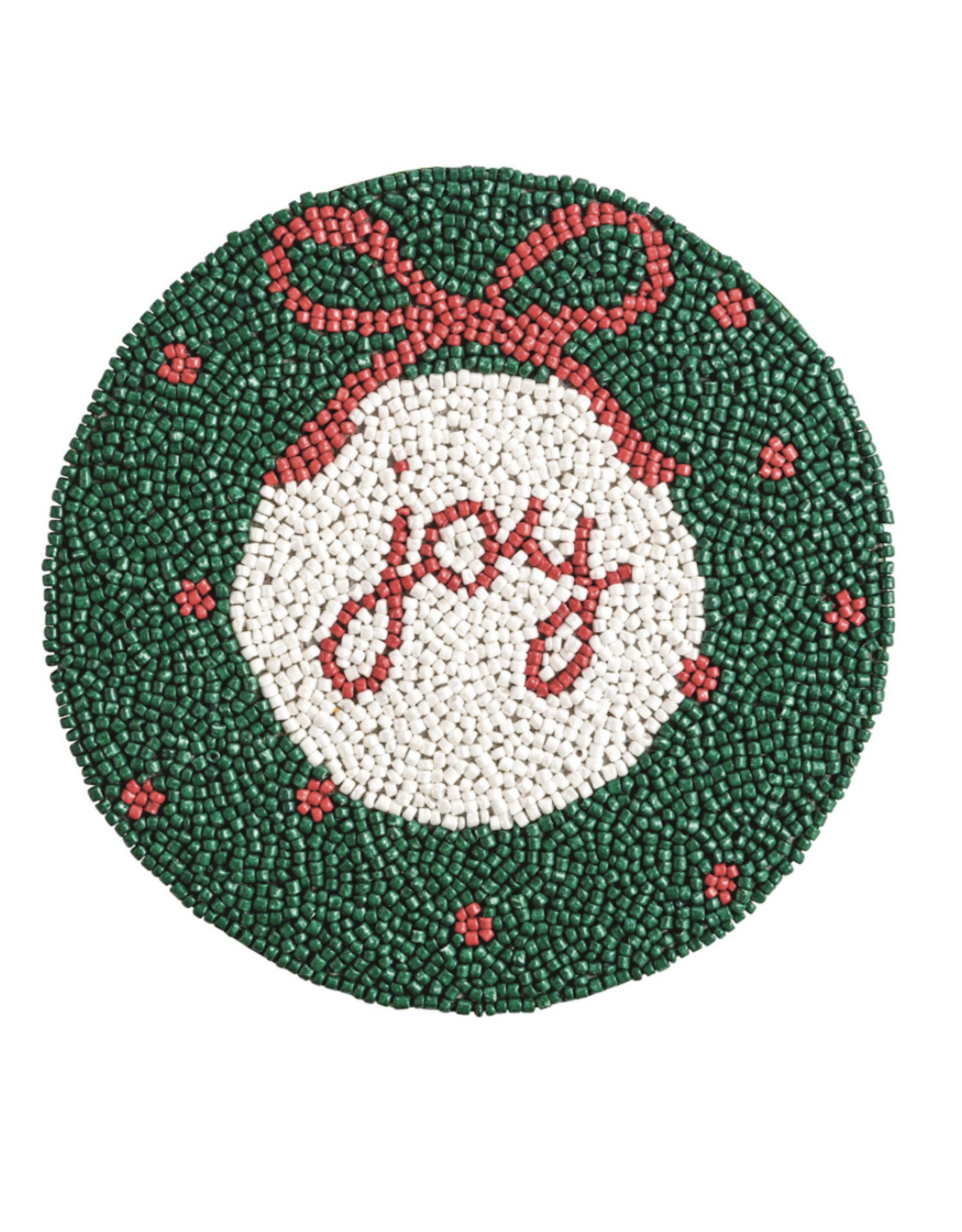Mudpie Wreath Beaded Trivet