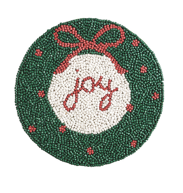 Mudpie Wreath Beaded Trivet