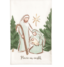 Mudpie Peace on Earth Mary Towel