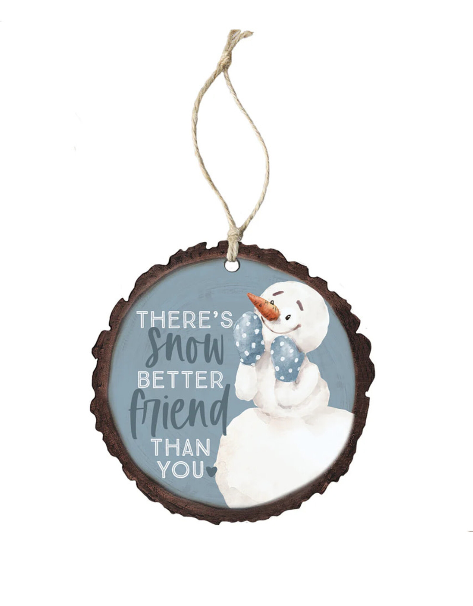 Sincere Surroundings Snow Better Friend Ornament