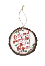 Sincere Surroundings Wonderful Time Year Ornament