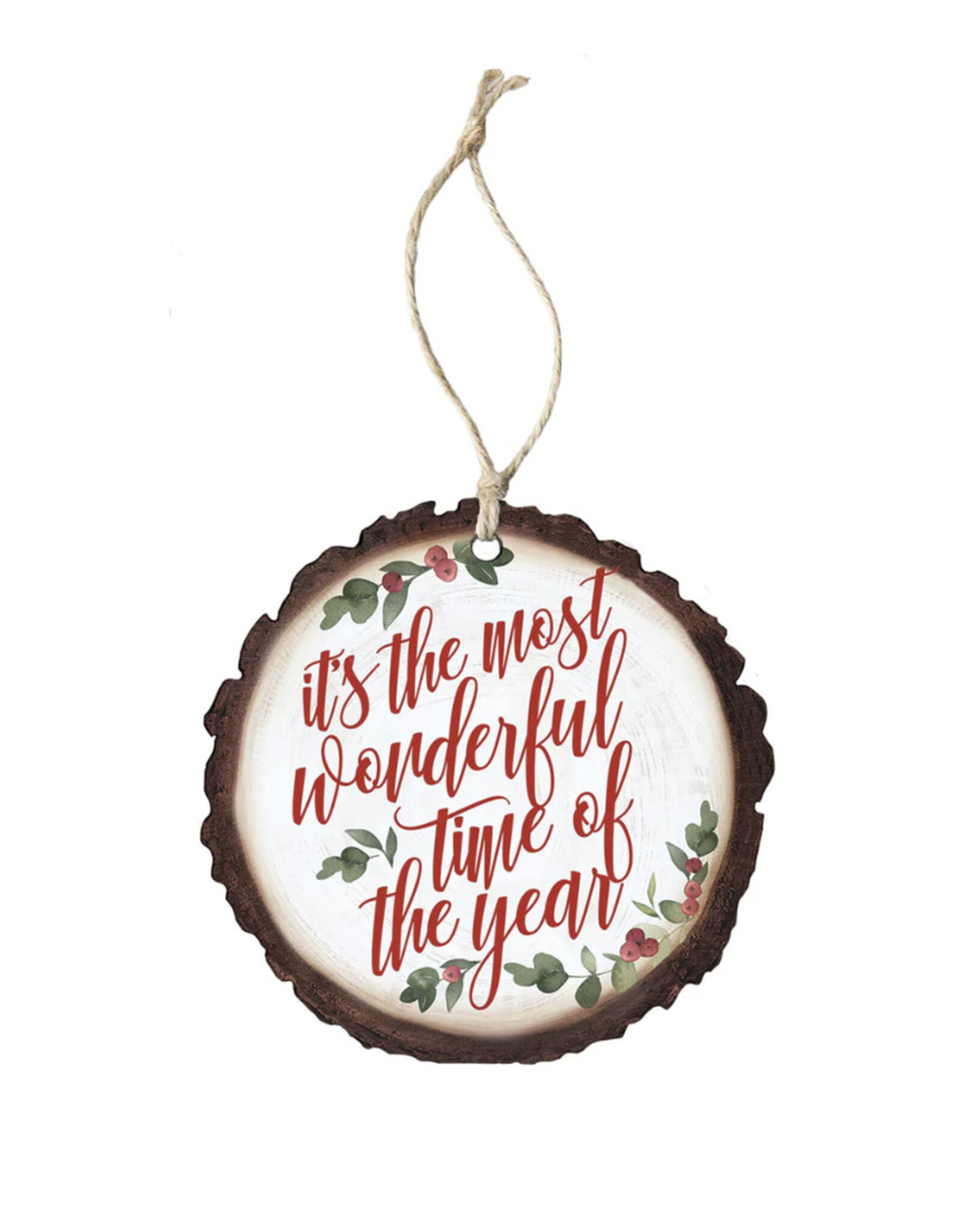 Sincere Surroundings Wonderful Time Year Ornament