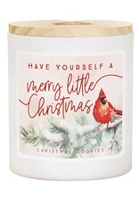 Sincere Surroundings Merry Little Cardinal Candle (Christmas Cookies)