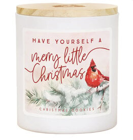 Sincere Surroundings Merry Little Cardinal Candle (Christmas Cookies)