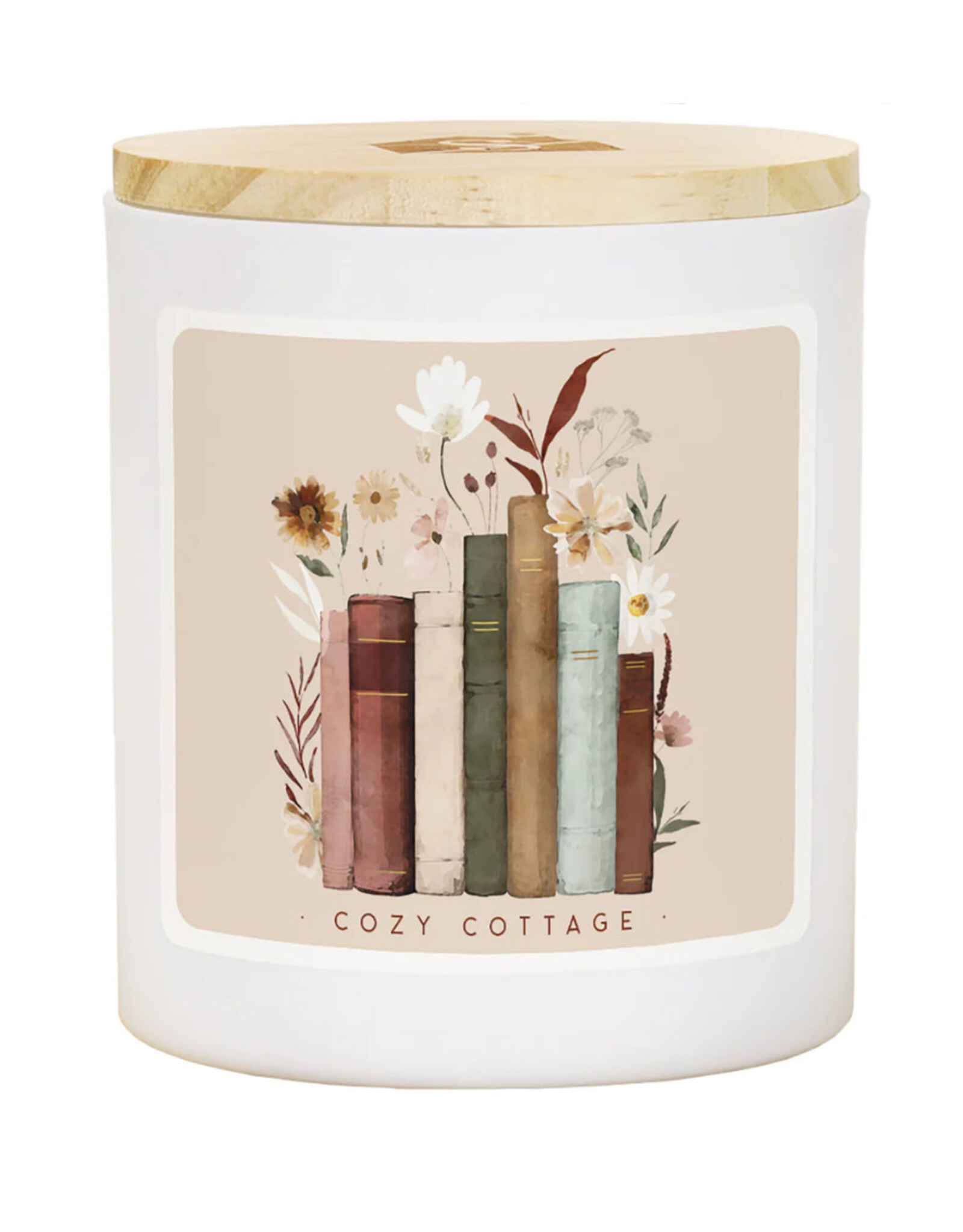 Sincere Surroundings Floral Fall Books Candle (Cozy Cottage)