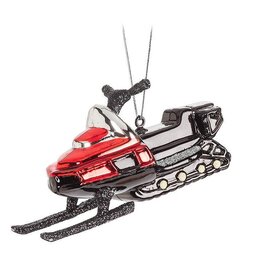 Abbott Snowmobile Ornament