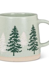 Abbott Wide Base Mug - Multi Pine Trees