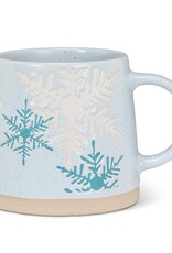 Abbott Wide Base Mug - Multi Snowflakes