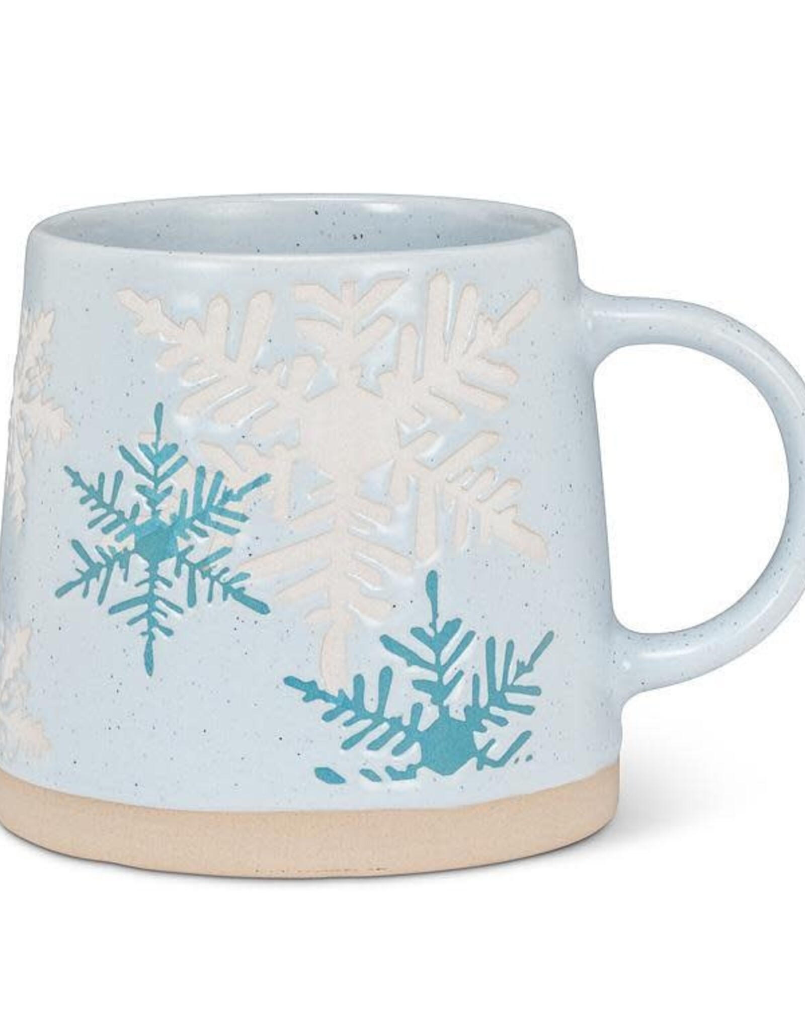 Abbott Wide Base Mug - Multi Snowflakes