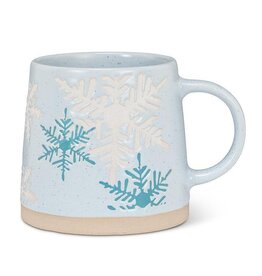 Abbott Wide Base Mug - Multi Snowflakes