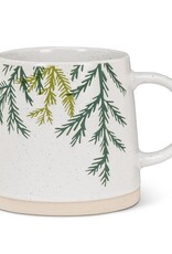 Abbott Wide Base Mug - Cedar Branches