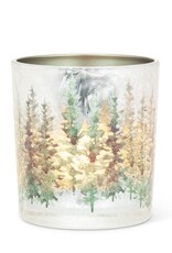 Abbott 3" Frosted Winter Forest Candle Holder