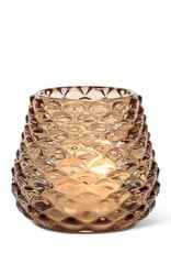 Abbott Small Amber Pinecone Tealight