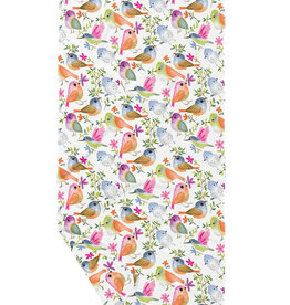 June Apothicarie Birds and Branches Double Sided Waffle Dish Towel