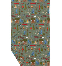 June Apothicarie Cabin Up North Double Sided Waffle Dish Towel