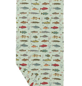 June Apothicarie Freshwater Fish Waffle Recycled Dish Towel