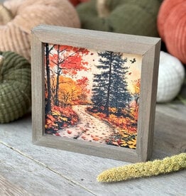 Collins Painting & Design Autumn Backroad Mini Frame