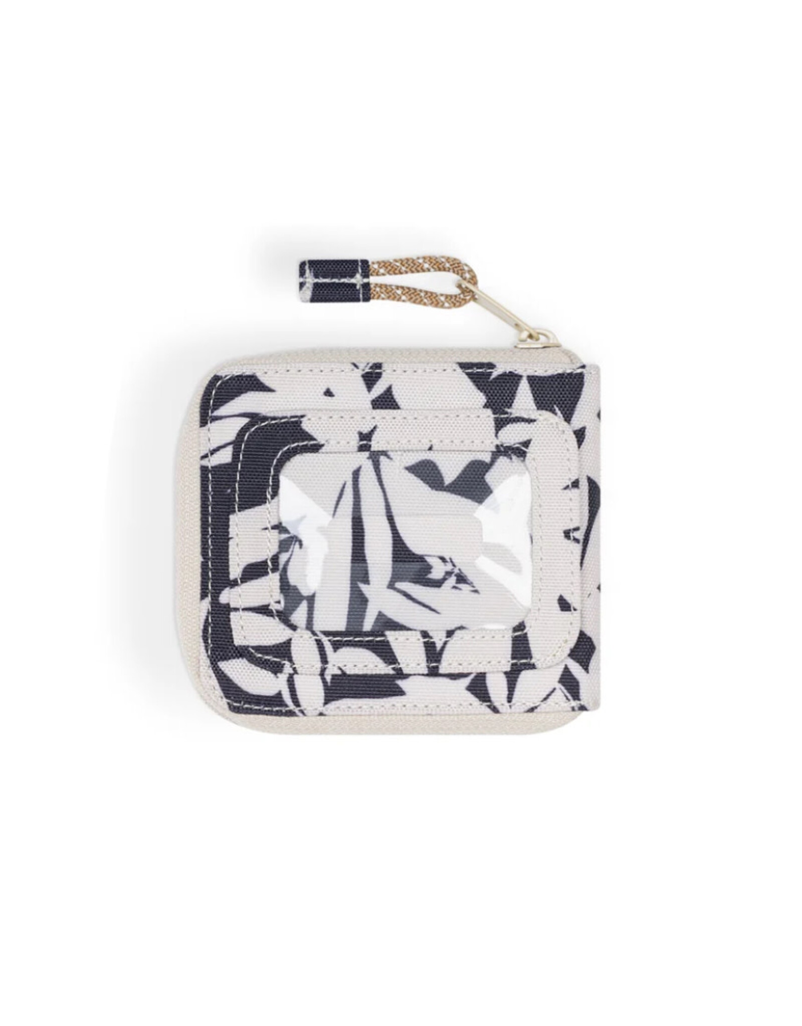 Kavu Zip Around Wallet - BW Fronds