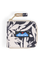 Kavu Zip Around Wallet - BW Fronds