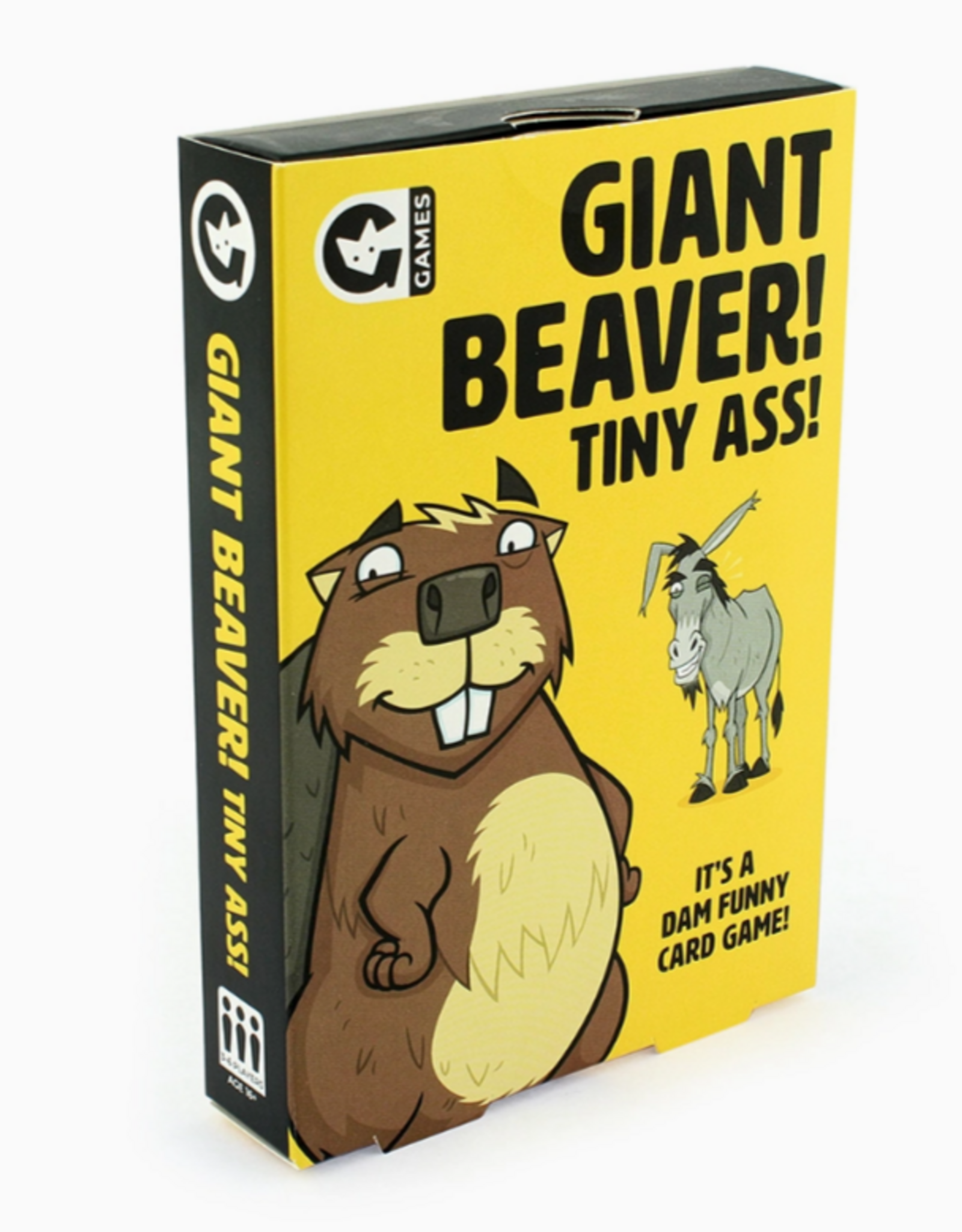 Professor Puzzle Giant Beaver! Tiny Ass! Card Game