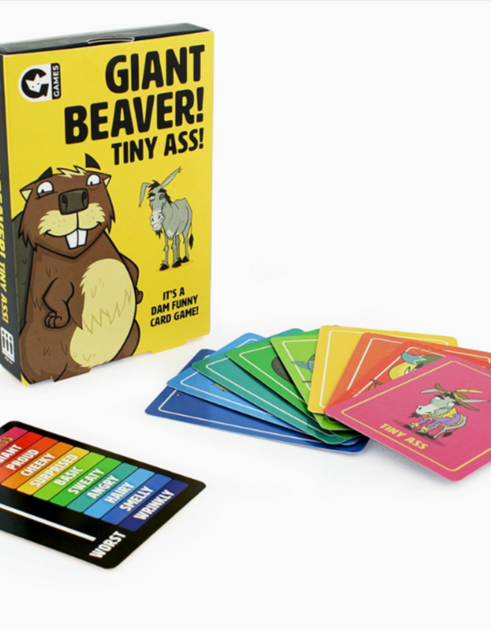 Professor Puzzle Giant Beaver! Tiny Ass! Card Game