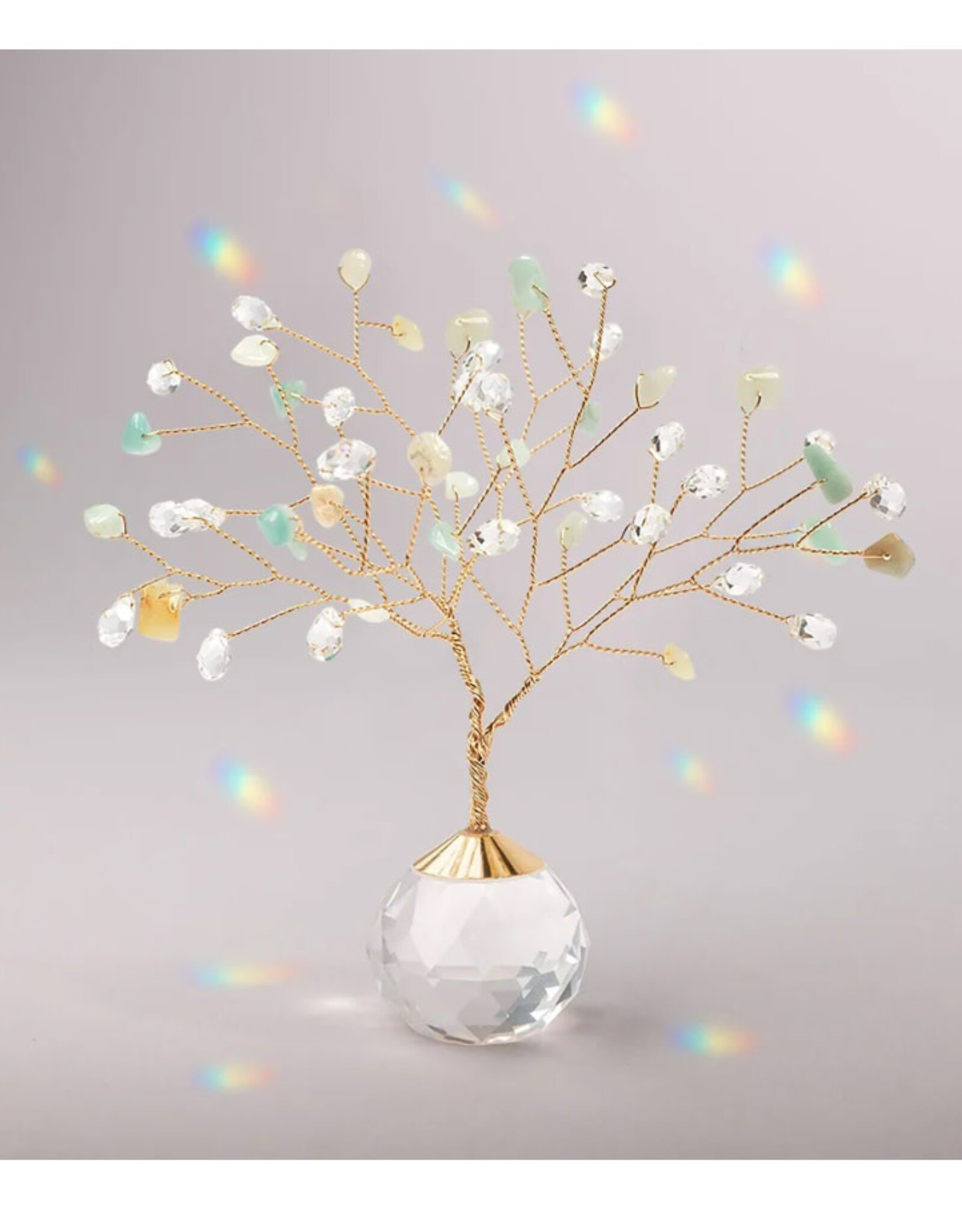 Scout Suncatcher Tree of Life - Amazonite/Courage/Gold
