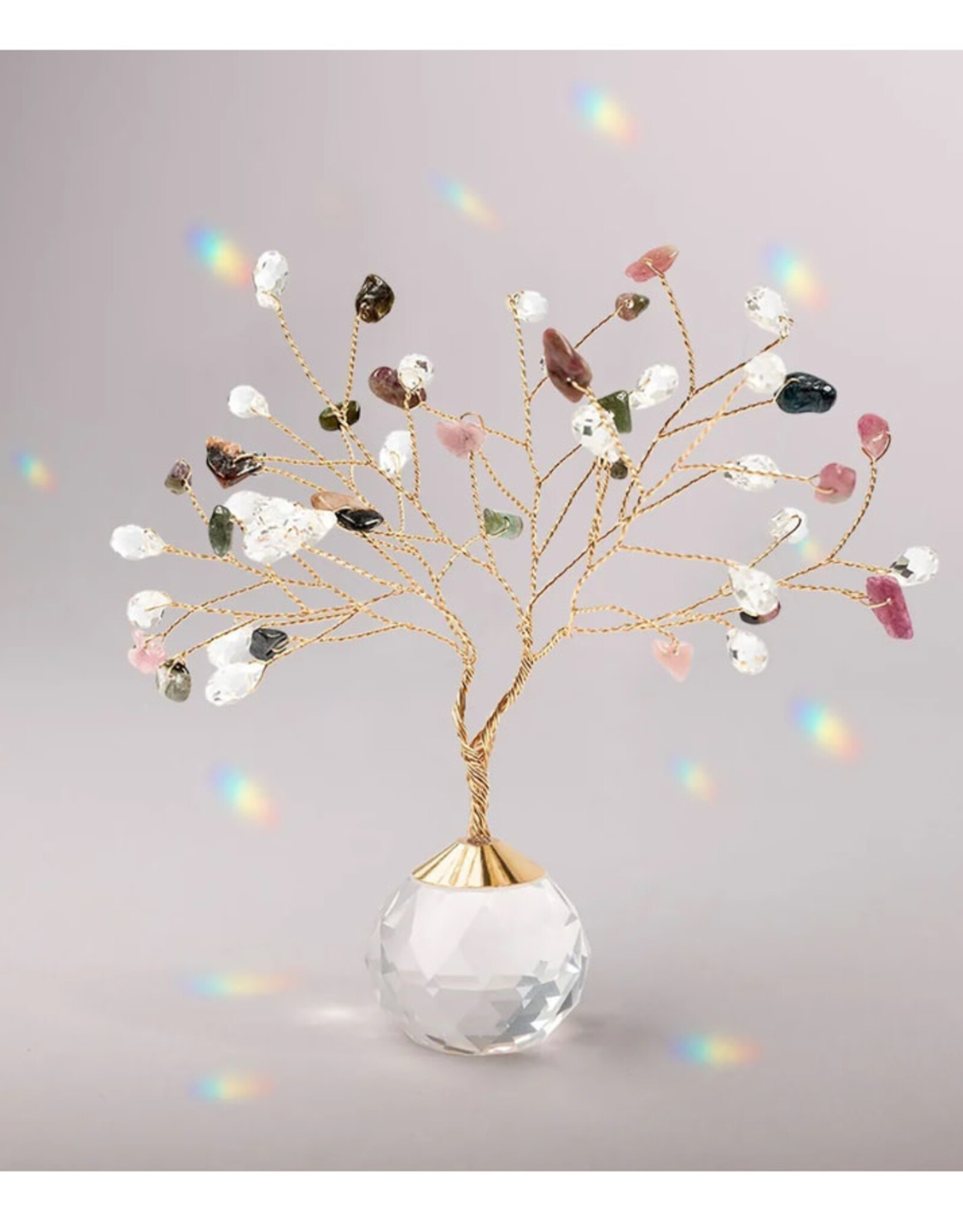 Scout Suncatcher Tree of Life - Tourmaline/Healing/Gold