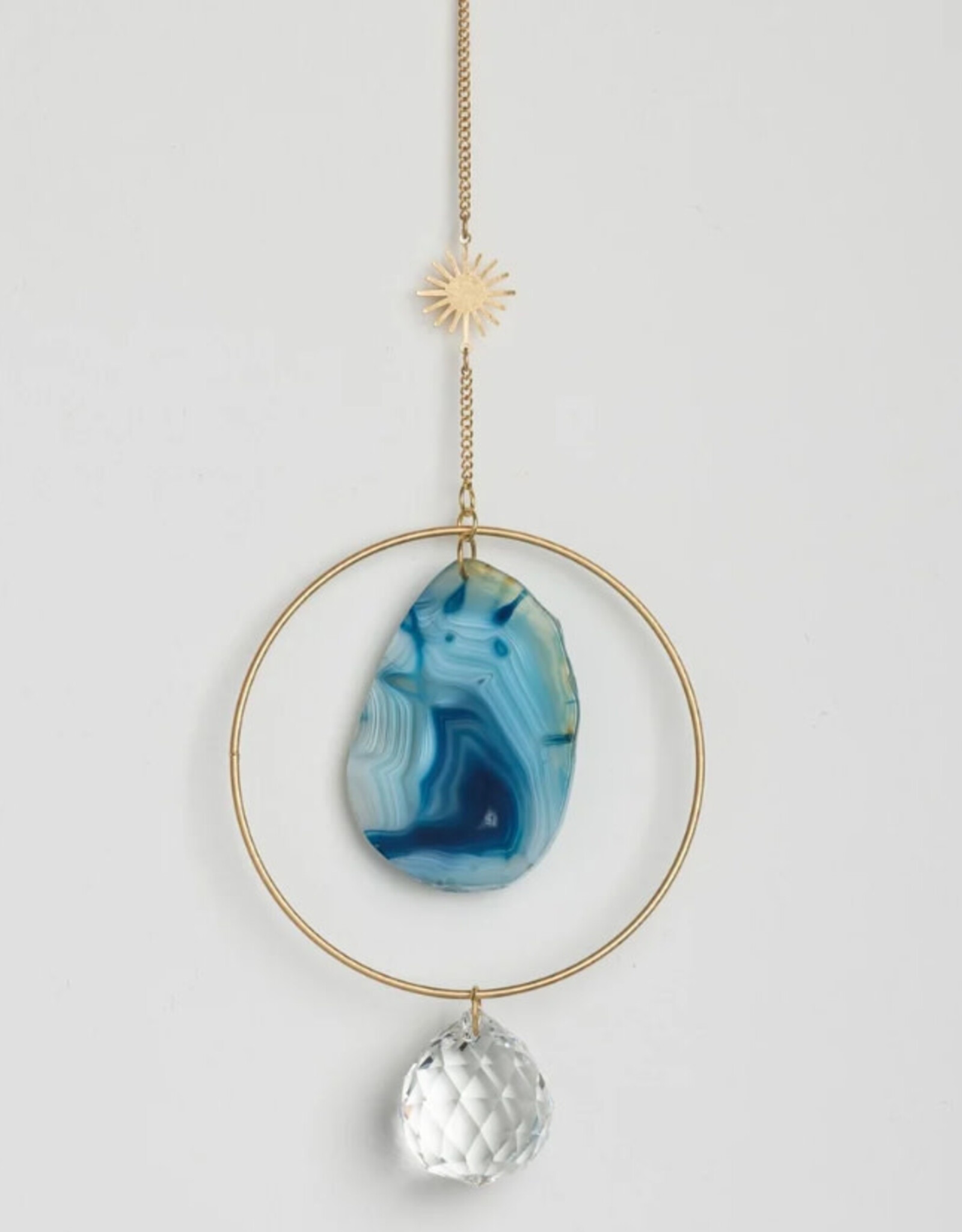 Scout Stone Suncatcher - Sun/Blue Agate