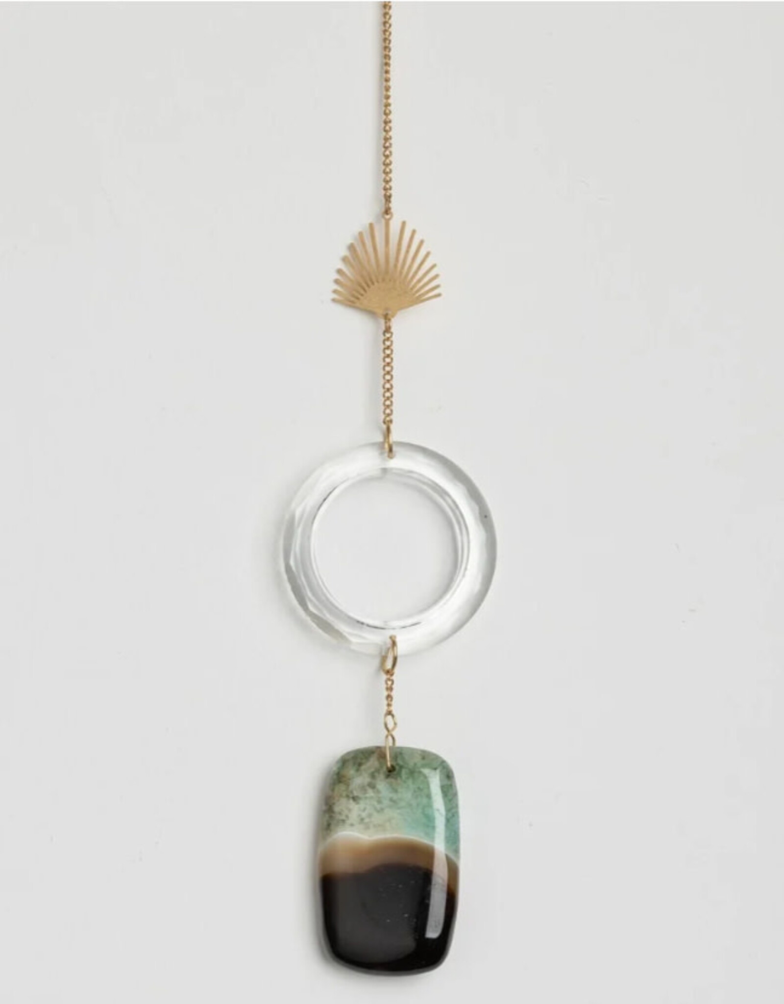 Scout Stone Suncatcher - Sun Rays/Black/Blue Agate