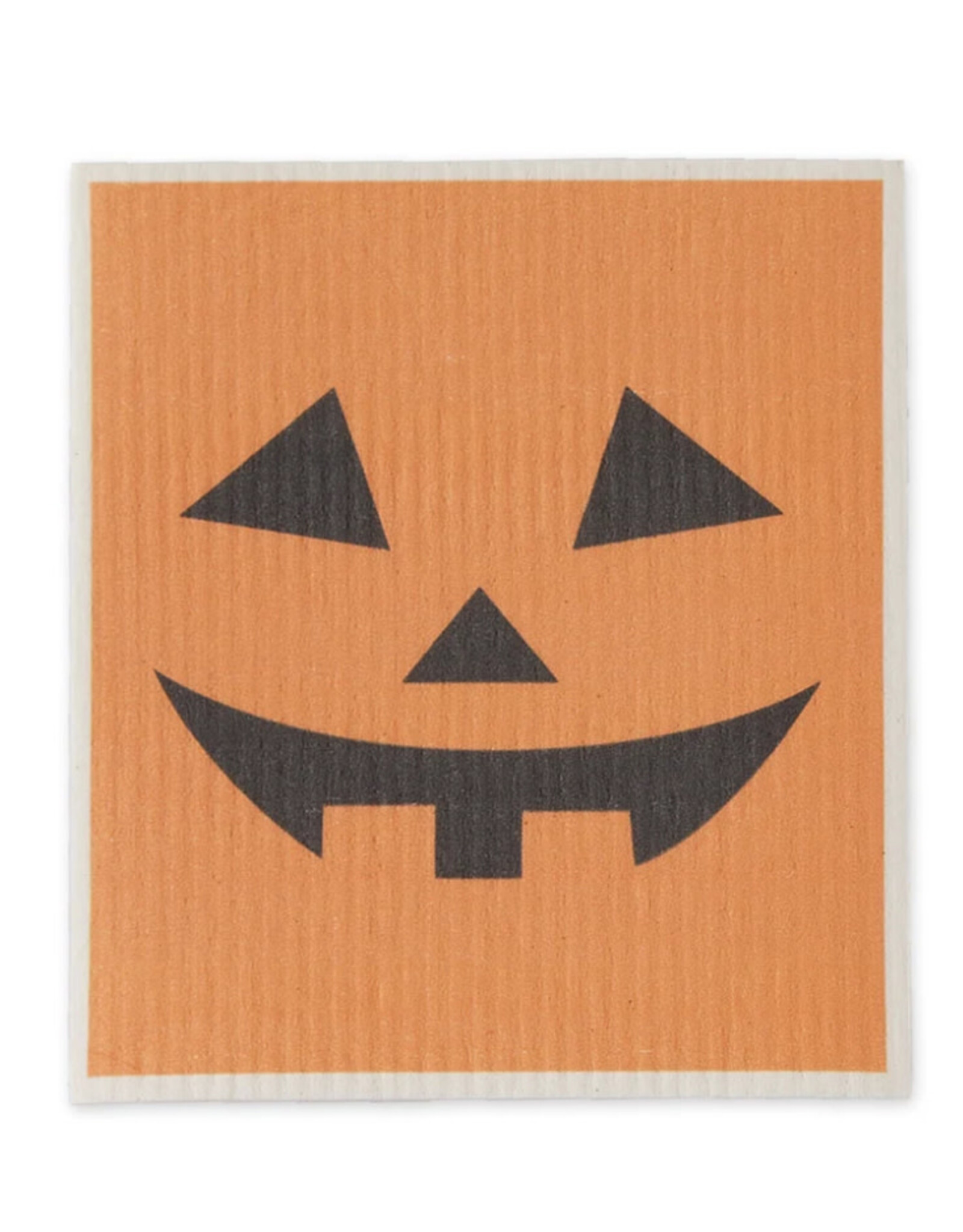 Design Imports Spooky Swedish Dishcloth - Jack-O-Lantern