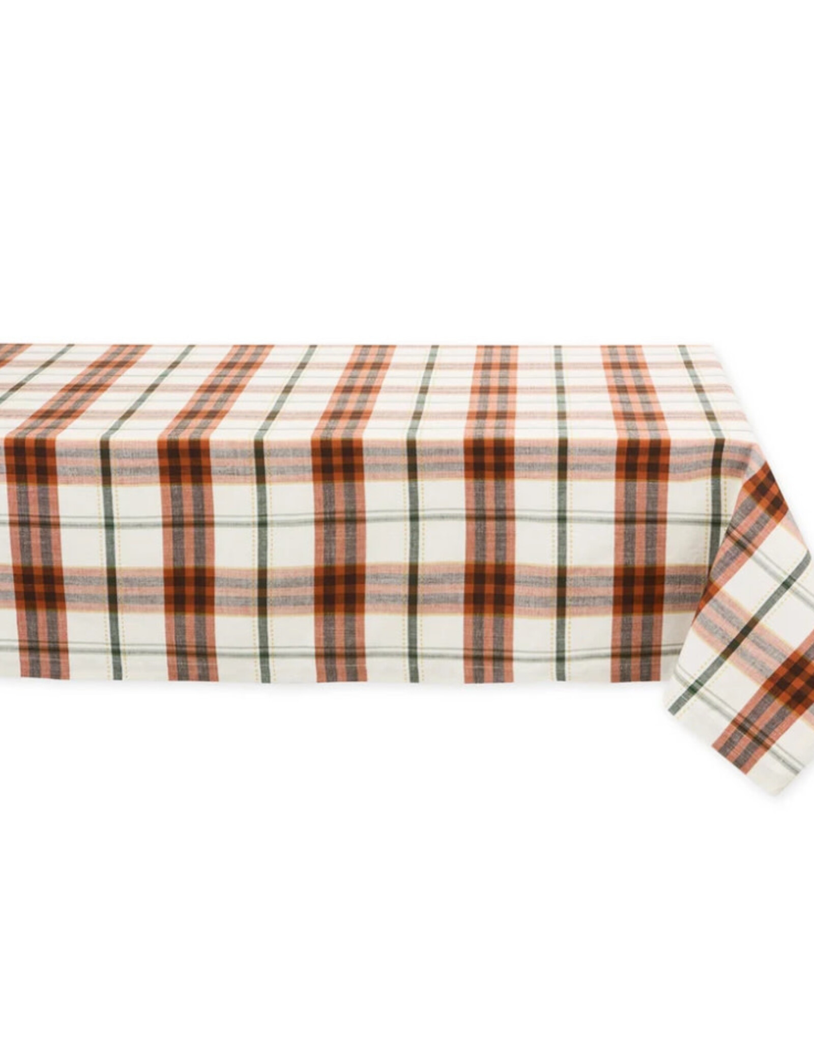 Design Imports Autumn Picnic Plaid Tablecloth - 60"x84"