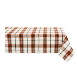 Design Imports Autumn Picnic Plaid Tablecloth - 60"x84"
