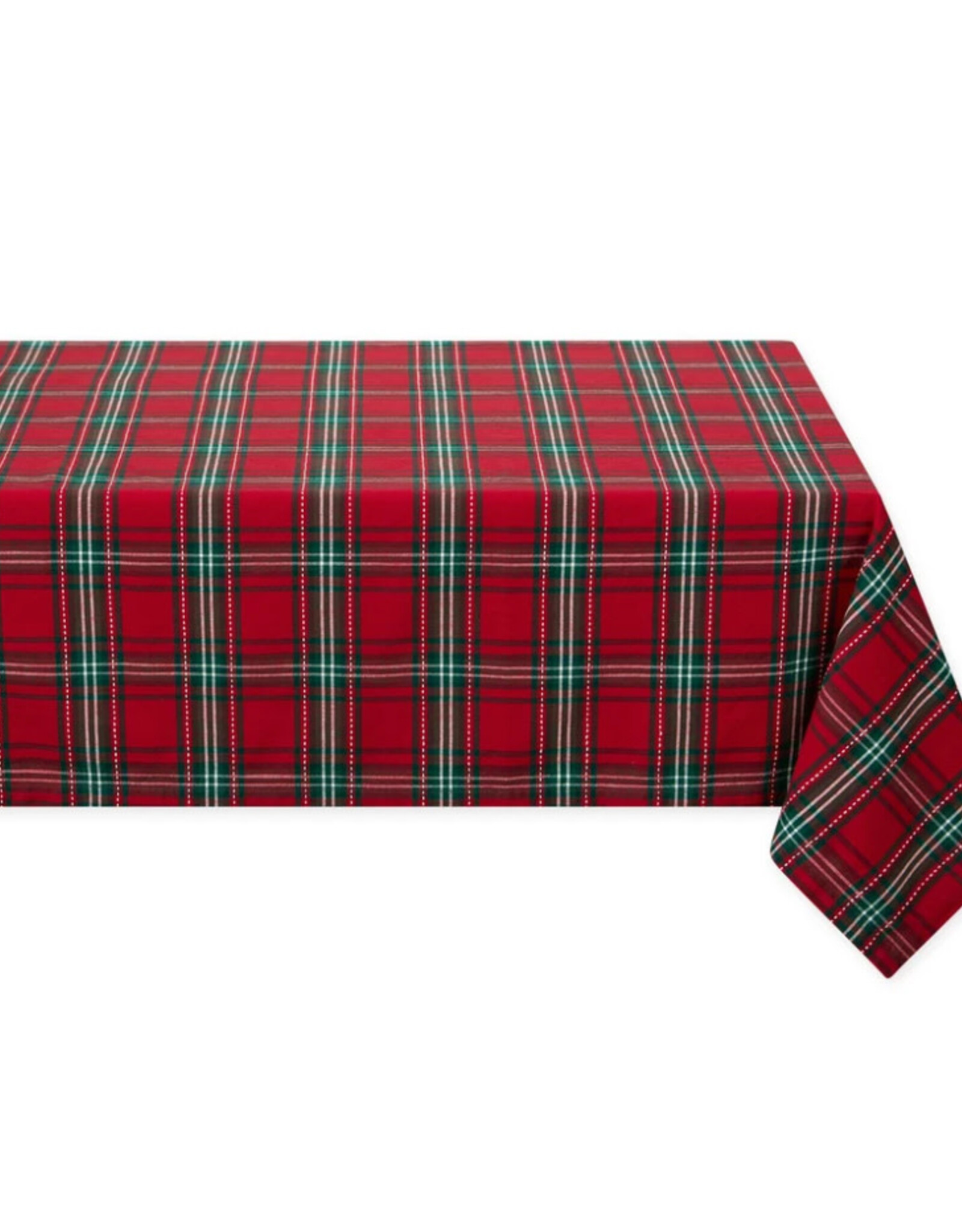 Design Imports Holiday Tartan Plaid Tablecloth - 60"x84"
