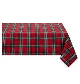 Design Imports Holiday Tartan Plaid Tablecloth - 60"x84"