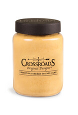 Crossroads Candles August Fragrance of the Month - Lemon Blueberry Pound Cake Candle