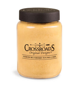 Crossroads Candles August Fragrance of the Month - Lemon Blueberry Pound Cake Candle