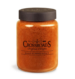 Crossroads Candles Maple Pumpkin Donut Candle