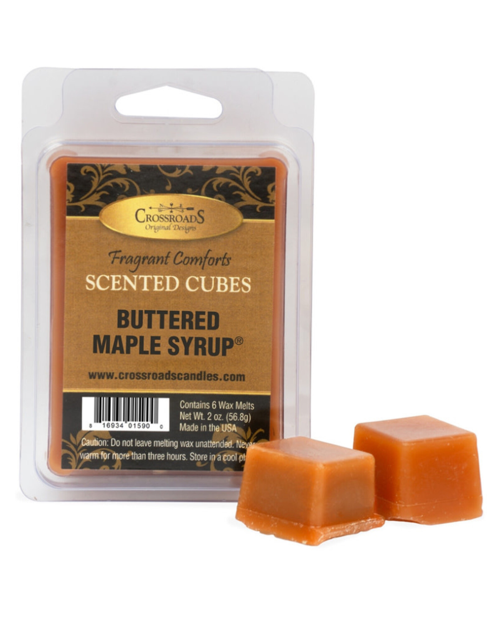 Crossroads Candles Buttered Maple Syrup Scented Cubes