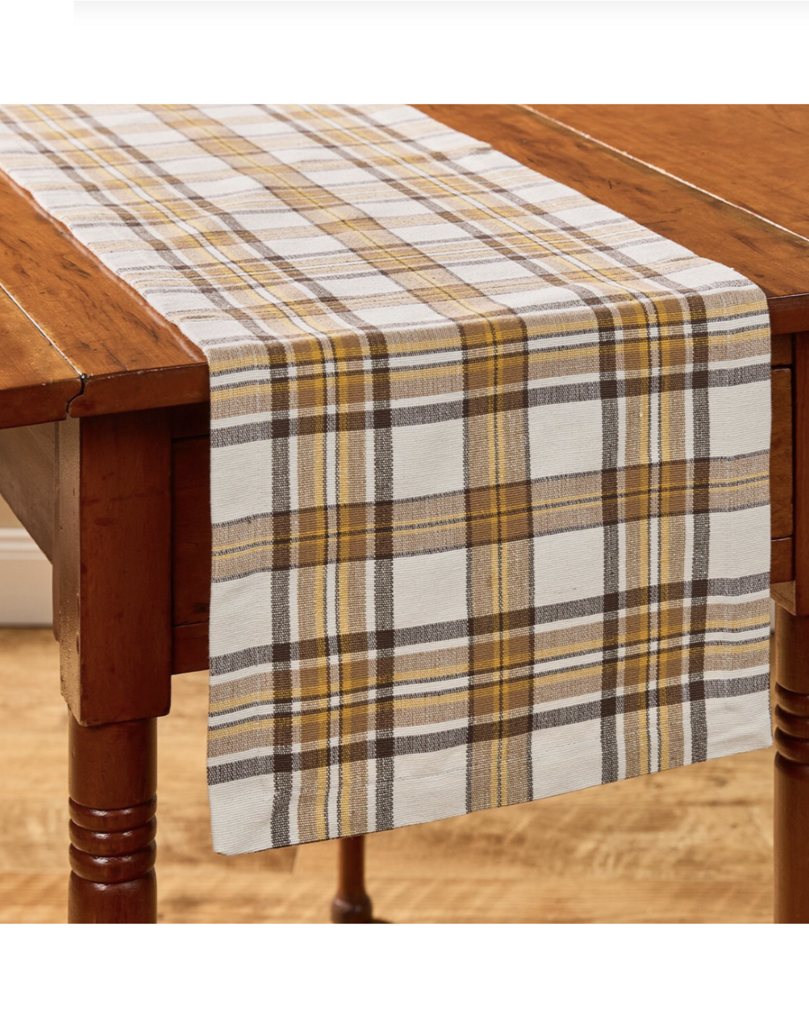 Park Designs 54" Table Runner - Maize Plaid